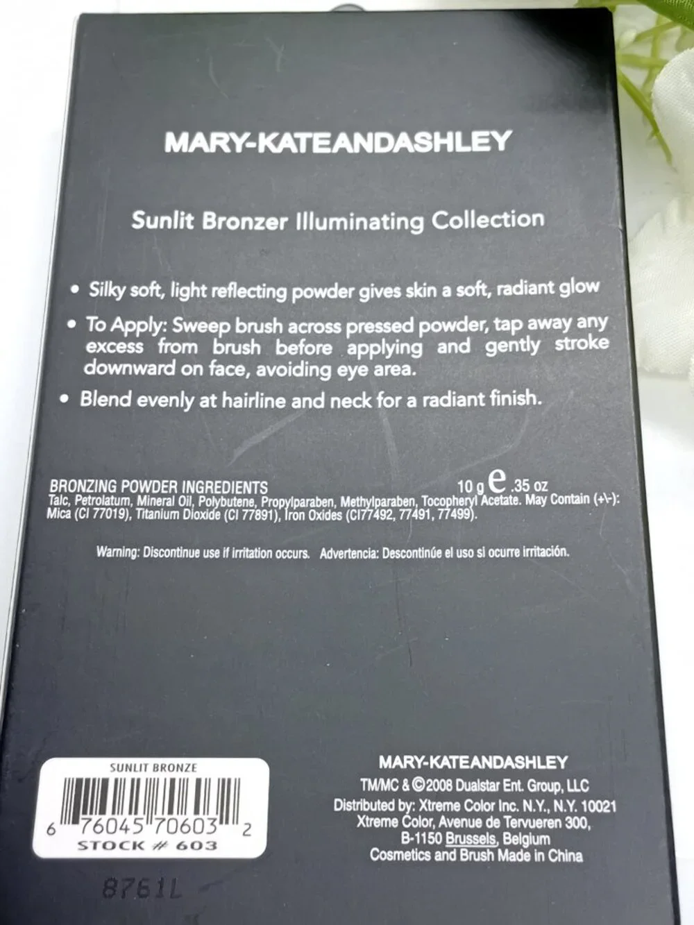 Mary Kate & Ashley Sunlit Bronze Illuminating Bronzer With Brush New In Box